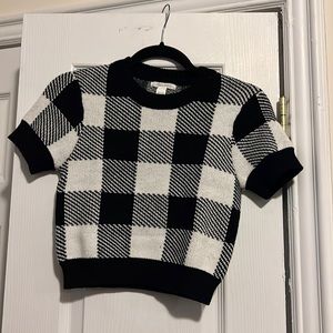 Full Tilt Black and white sweater